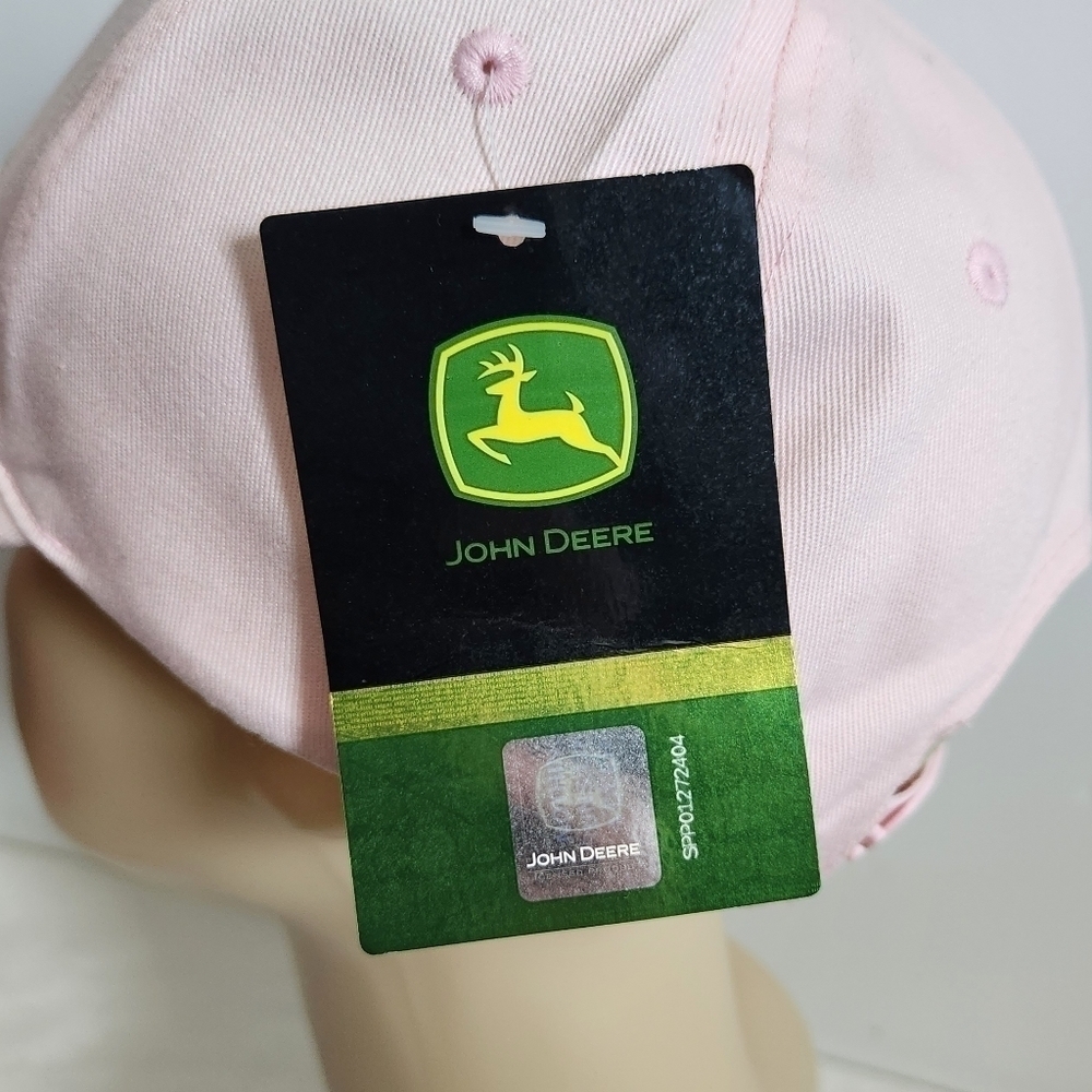 John Deere Soft Pink Baseball Hat Cap NWT - Picture 12 of 15